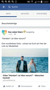 Das Leben feiern auf Facebook