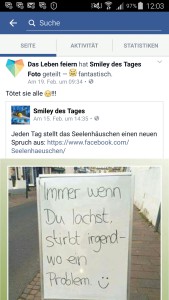 Das Leben feiern auf Facebook