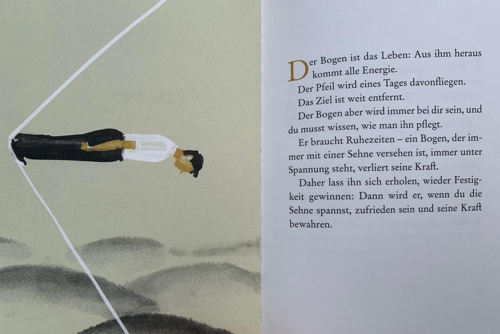 Intuitives Bogenschießen mit Thomas Knöller kann helfen, wieder mehr auf sich zu achten, sein Inneres zu stärken und sich mit Energie wieder eine Richtung im Leben zu geben.